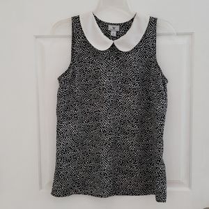 Worthington Black and White Top sz M